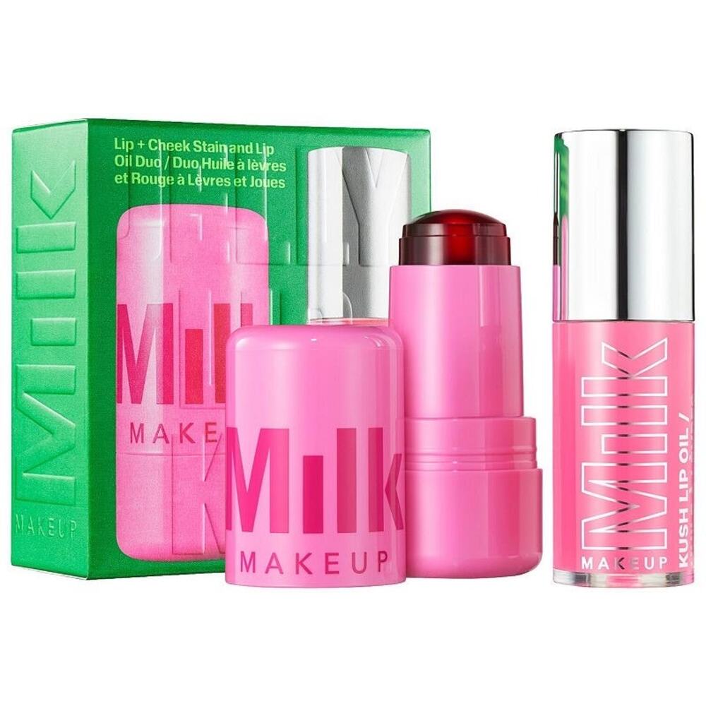 MILK MAKEUP The Jelly Lip Kit: Lip + Cheek Stain & Lip Oil Duo - NEW
